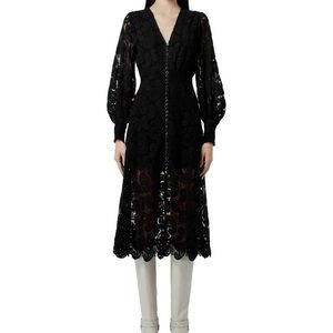 Kooples black lace dress